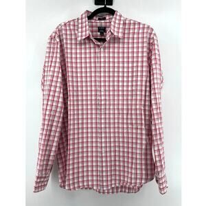 J.Crew Men's Slim Lightweight Oxford Shirt Summertime Size L